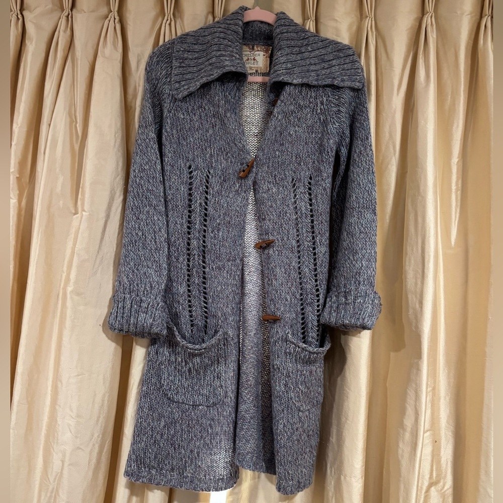 Chelsea & Violet Blue Cardigan Sweater
